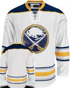 Cheap Buffalo Sabres Blank NEW Third Jersey White For Sale