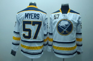 Cheap Buffalo Sabres Jerseys 57 Tyler Myers Away White Hockey Jersey For Sale
