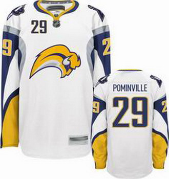 Cheap Buffalo Sabres pominville 29 white For Sale