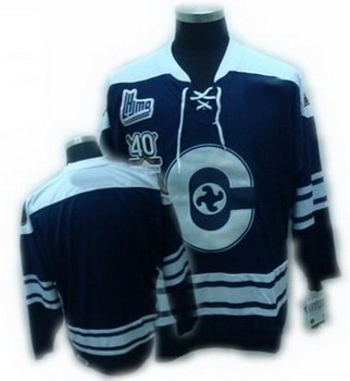 Cheap Hockey CATARACTES Jersey BLANK blue Jerseys For Sale