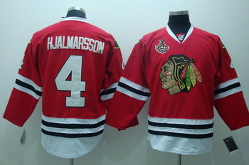 Cheap Chicago Blackhawks 4 hjalmarsson red Jerseys Stanley Cup For Sale
