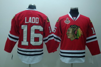 Cheap Chicago Blackhawks 16 Andrew Ladd red jerseys 2010 Stanley Cup For Sale