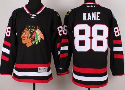 Cheap Chicago Blackhawks 88 Patrick Kane Black 2014 Stadium Series NHL Jersey For Sale