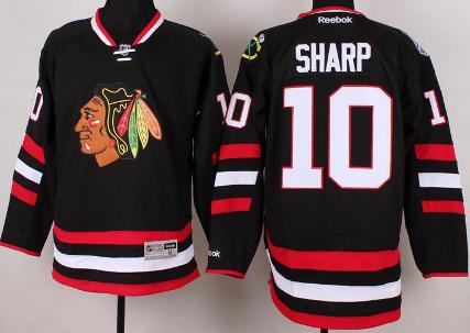 Cheap Chicago Blackhawks 10 Patrick Sharp Black 2014 Stadium Series NHL Jersey For Sale