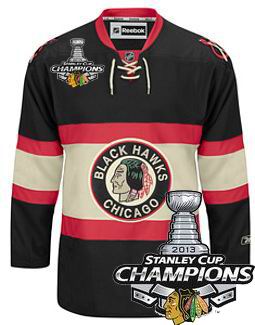 Cheap Chicago Blackhawks 35 Tony Esposito Third Black 2013 Stanley Cup Champions Patch NHL Jerseys For Sale