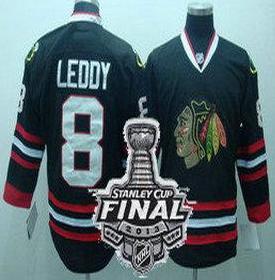 Cheap Chicago Blackhawks 8 Leddy Black NHL Jerseys With 2013 Stanley Cup Patch For Sale