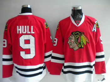 Cheap Chicago Blackhawks 9 Hull red Jerseys For Sale