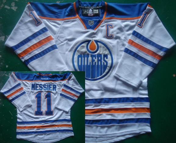 Cheap Edmonton Oilers 11 Mark Messier White NHL Jersey For Sale