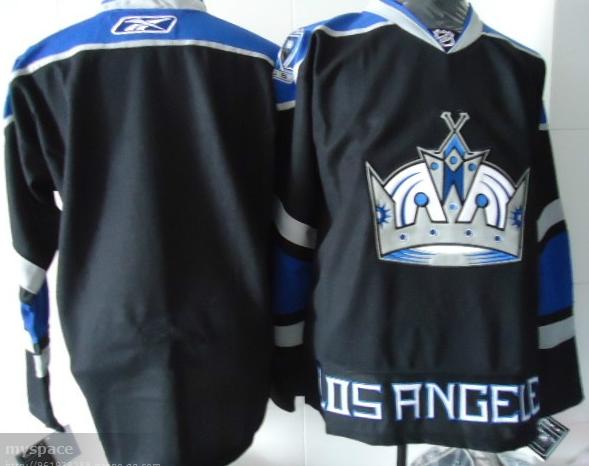 Cheap Los Angeles Kings Blank Black Hockey Jerseys For Sale