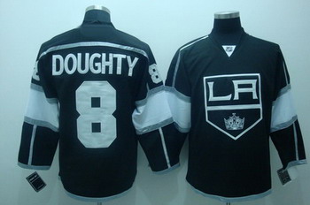 Cheap Los Angeles Kings 8 Drew doughty black jerseys For Sale