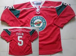 Cheap Minnesota Wild #5 Christian Folin Red NHL Jersey For Sale