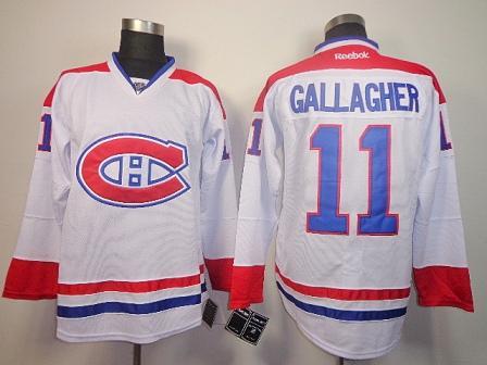Cheap Montreal Canadiens 11 Brendan Gallagher White NHL Jerseys For Sale