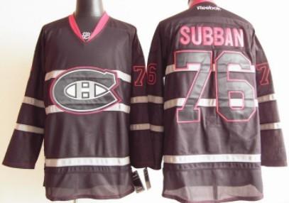 Cheap Montreal Canadiens 76 P.K.Subban 2012 Black Jerseys For Sale