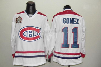 Cheap 2011 Heritage Classic Montreal Canadiens 11 Gomez Jerseys White For Sale