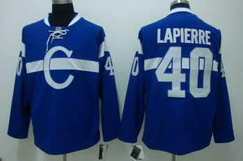 Cheap Montreal Canadiens 40 LAPIERRE BLUE For Sale