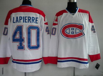 Cheap Montreal Canadiens 40 LAPIERRE white NEW CH For Sale