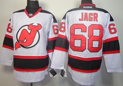 Cheap New Jersey Devils 68 Jaromir Jagr White NHL Jerseys For Sale