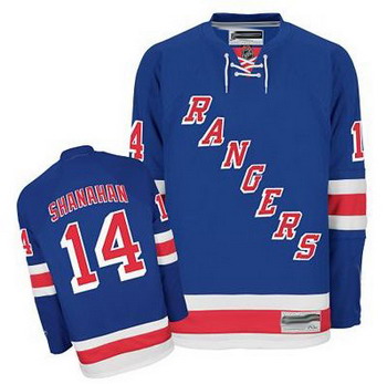 Cheap New York Rangers 14 Brendan Shanahan Premier blue Jersey For Sale