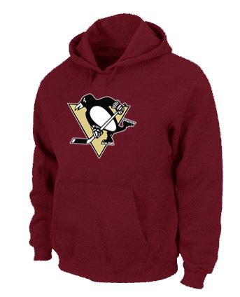 Cheap Pittsburgh Penguins Big & Tall Logo Pullover NHL Hoodie Red For Sale