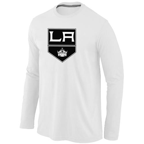 Cheap Los Angeles Kings Big & Tall Logo WHITE Long Sleeve NHL T-Shirt For Sale
