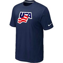 Cheap Nike USA Graphic Legend Performance Collection Locker Room T-Shirt dark blue For Sale