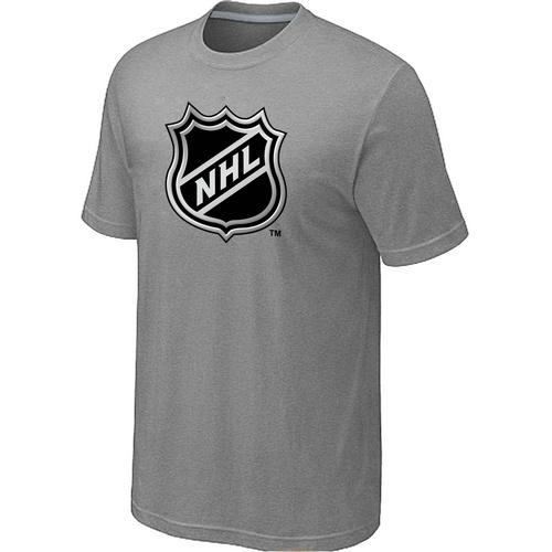 Cheap NHL Logo Big & Tall L.Grey T-Shirt For Sale