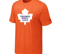 Cheap NHL Toronto Maple Leafs Big & Tall Logo Orange T-Shirt For Sale