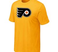 Cheap NHL Philadelphia Flyers Big & Tall Logo Yellow T-Shirt For Sale