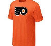 Cheap NHL Philadelphia Flyers Big & Tall Logo Orange T-Shirt For Sale
