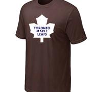 Cheap NHL Toronto Maple Leafs Big & Tall Logo Brown T-Shirt For Sale