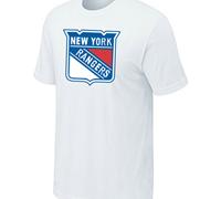 Cheap NHL New York Rangers Big & Tall Logo White T-Shirt For Sale