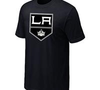 Cheap NHL Los Angeles Kings Big & Tall Logo Black T-Shirt For Sale