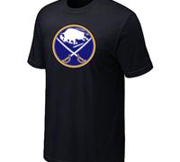 Cheap NHL Buffalo Sabres Big & Tall Logo Black T-Shirt For Sale