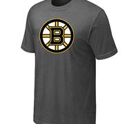 Cheap NHL Boston Bruins Big & Tall Logo D.Grey T-Shirt For Sale
