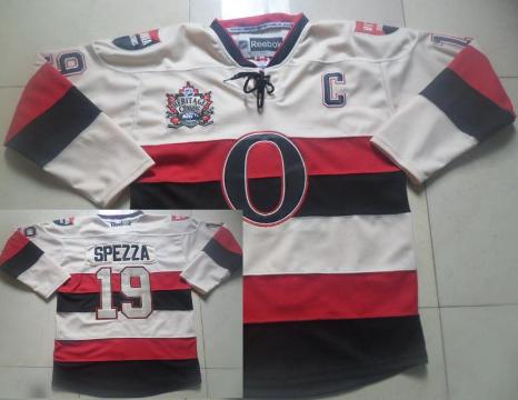 Cheap Ottawa Senators 19 Jason Spezza Cream Heritage Classic NHL Jerseys For Sale