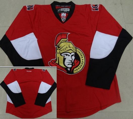 Cheap Ottawa Senators Blank Red NHL Jerseys For Sale