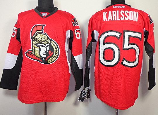 Cheap Ottawa Senators #65 Erik Karlsson Red NHL Jerseys For Sale