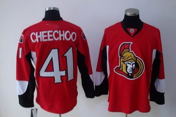 Cheap Cheap Ottawa Senators 41 CHEECHOO red Jersey For Sale