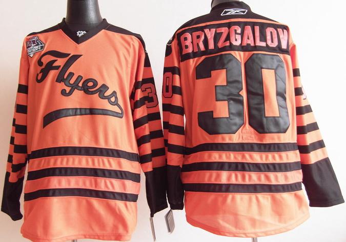 Philadelphia Flyers #30 Ilya Bryzgalov Orange 2011 Winter Classic Jersey