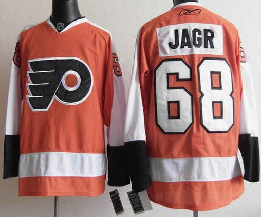 Cheap Philadelphia Flyers 68 Jaromir Jagr Orange Jerseys For Sale
