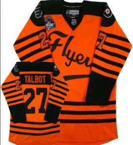 Philadelphia Flyers 27 Talbot 2012 Winter Classic Orange Jerseys