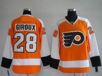 Cheap Philadelphia Flyers 28 GIROUX Orange Jerseys For Sale