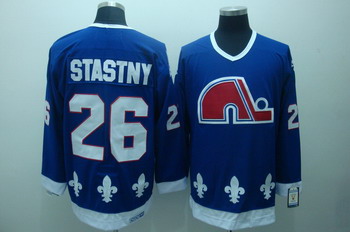 Cheap Quebec Nordiques 26 Paul Stastny Blue Jerseys CCM For Sale