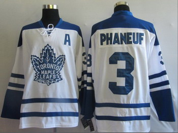 Cheap Hockey Jerseys Pittaburgh Toronto Maple Leafs 3 Phaneuf white For Sale