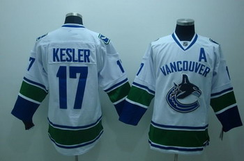 Cheap Vancouver Canucks 17 Kesler white Jersey A patch For Sale