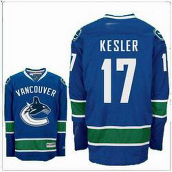 Cheap Vancouver Canucks 17 KESLER blue Jersey For Sale