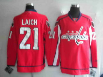 Cheap Jerseys Washington Capitals 21 LAICH red For Sale