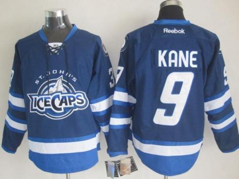 Winnipeg Jets 9 Evander Kane 2012 Blue NHL Jersey