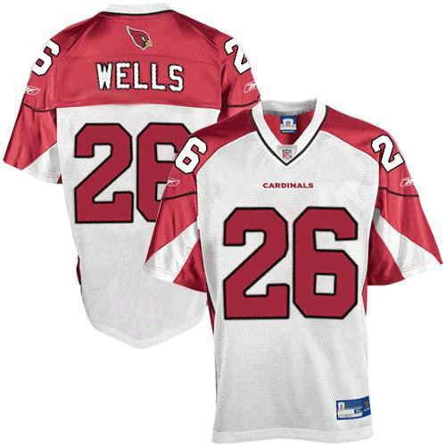Cheap Arizona Cardinals 26 Chris Wells white jersys For Sale
