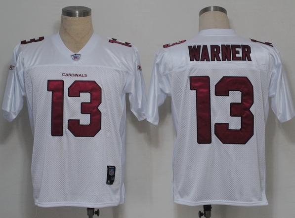 Cheap Arizona Cardinals 13 Warner White NFL Jerseys For Sale